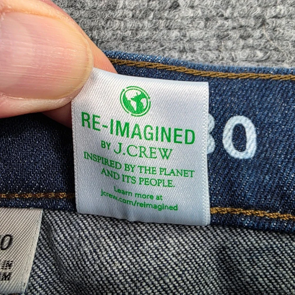 J Crew Classic Straight Dark Wash Jeans Mens Size‎ 30